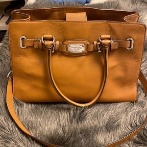 Michael Kors large hamilton bag cognac